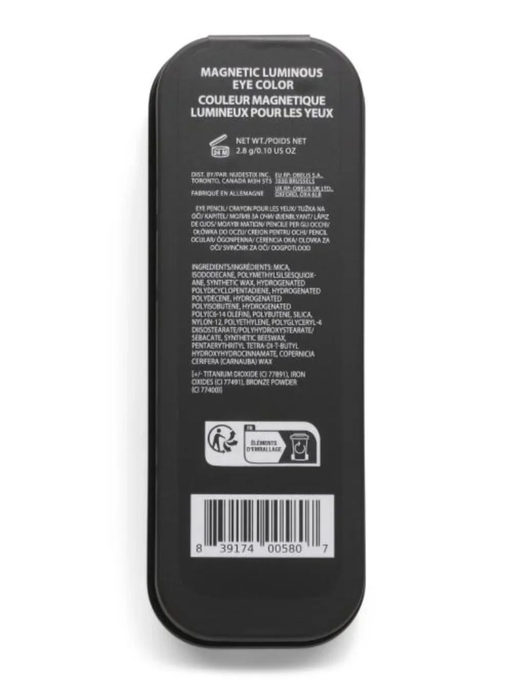 Nudestix Magnetic Luminous Eye Color Copper Foil NWT